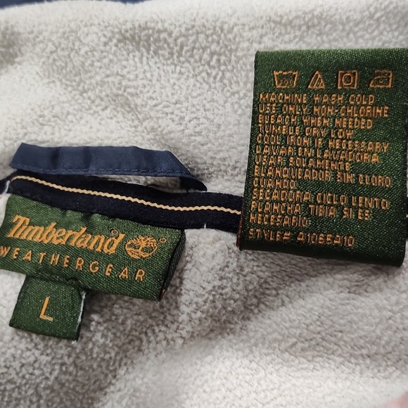 Timberland Men's Utility Puffer Vest, Blue, Pockets, Lined, Durable, Size L - Picture 8 of 8